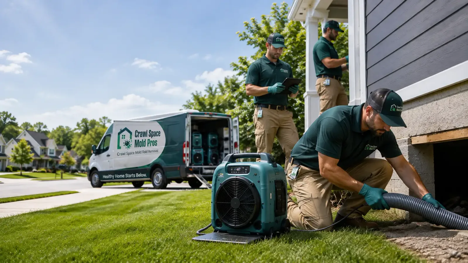 Crawl Space Mold Removal in Mcgrann, PA
